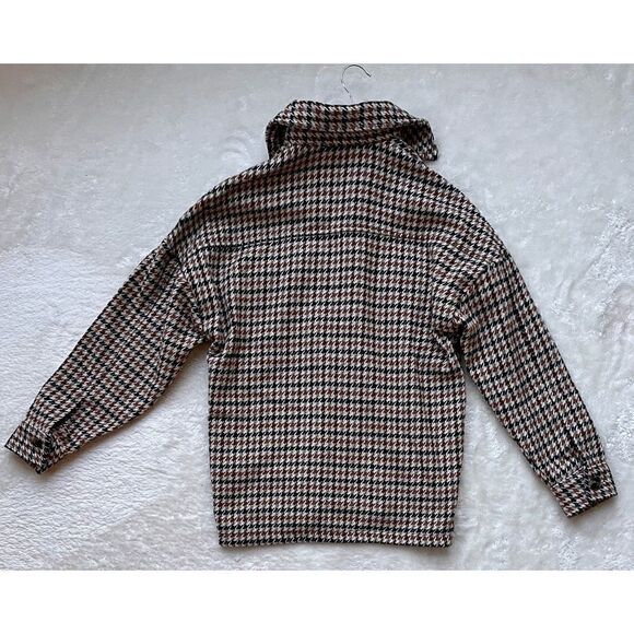 NWOT C by One by Chapter One Sportswear Women’s Houndstooth Shacket - Picture 9 of 10